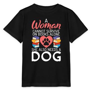 Dog Owner Gift Dog Lover - Stanley/Stella MINI CREATOR Kids’ T-Shirt - black - Front - Mikhail (115cm)