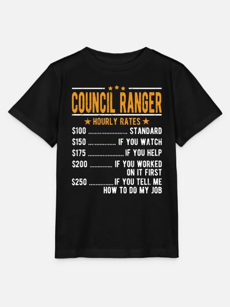 Council Ranger Stundenlohn - Stanley/Stella Kinder T-Shirt MINI CREATOR - Schwarz