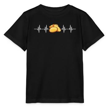 Ail Ail Pain Pain Cadeau alimentaire - T-shirt bio MINI CREATOR Stanley/Stella Enfant - noir - Devant - Mikhail (115cm)