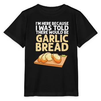 Ail Ail Pain Pain Cadeau alimentaire - T-shirt bio MINI CREATOR Stanley/Stella Enfant - noir - Devant - Mikhail (115cm)