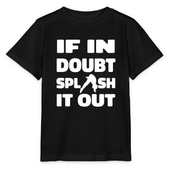 Diving Diver spraying - Stanley/Stella MINI CREATOR Kids’ T-Shirt - black - Front - Mikhail (115cm)