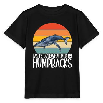 Whale Watchers - Stanley/Stella MINI CREATOR Kids’ T-Shirt - black - Front - Mikhail (115cm)