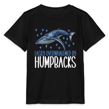 Whale Watchers - Stanley/Stella MINI CREATOR Kids’ T-Shirt - black - Front - Mikhail (115cm)