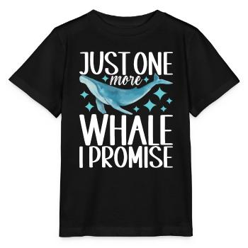 Whale Watchers - Stanley/Stella MINI CREATOR Kids’ T-Shirt - black - Front - Mikhail (115cm)