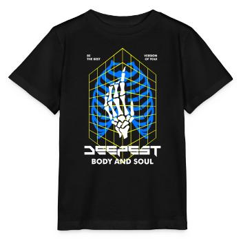 Deepest Streetwear - Stanley/Stella Kinder T-Shirt MINI CREATOR  - Schwarz - Vorne - Mikhail (115cm)