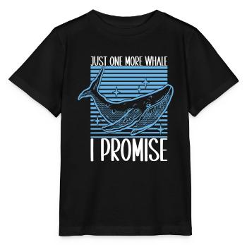 Whale Watchers - Stanley/Stella MINI CREATOR Kids’ T-Shirt - black - Front - Mikhail (115cm)