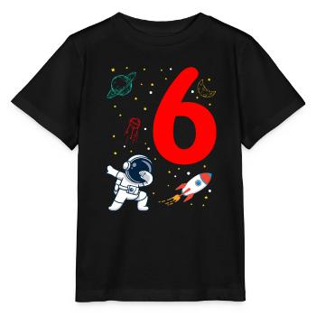 Weltall Planet Dab-Motiv Tanzen Geschenkidee Gebur - Stanley/Stella Kinder T-Shirt MINI CREATOR  - Schwarz - Vorne - Mikhail (115cm)