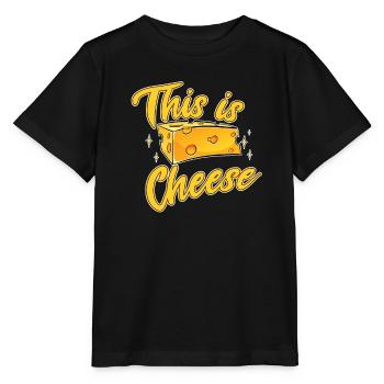 Cheese This is Cheese - Stanley/Stella MINI CREATOR Kids’ T-Shirt - black - Front - Mikhail (115cm)