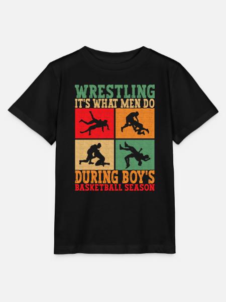 Wrestling Ringen Ringer - Stanley/Stella Kinder T-Shirt MINI CREATOR - Schwarz