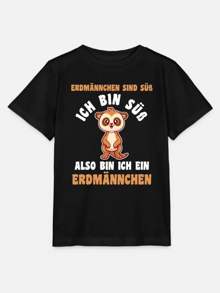 Erdmännchen - Stanley/Stella Kinder T-Shirt MINI CREATOR - Schwarz