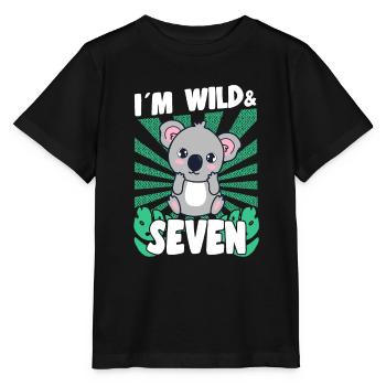 Chez Wild & 7 Years Bday Party Cadeau Anniversaire Enfants - T-shirt bio MINI CREATOR Stanley/Stella Enfant - noir - Devant - Mikhail (115cm)