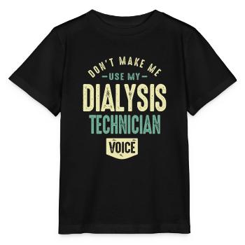 Dialysis Technician - Stanley/Stella MINI CREATOR Kids’ T-Shirt - black - Front - Mikhail (115cm)