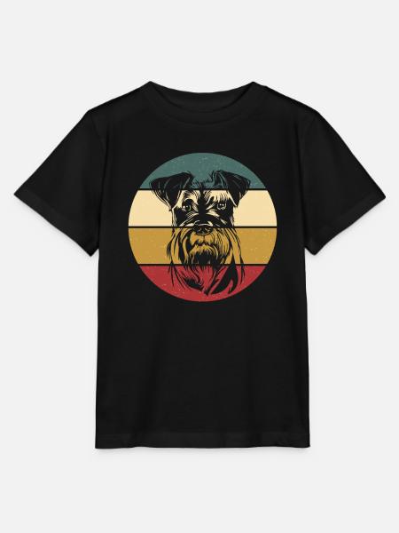 Zwergschnauzer - Stanley/Stella Kinder T-Shirt MINI CREATOR - Schwarz