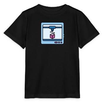 3D Druck Printing CAD PLA Filament 3d drucken - Stanley/Stella Kinder T-Shirt MINI CREATOR  - Schwarz - Vorne - Mikhail (115cm)