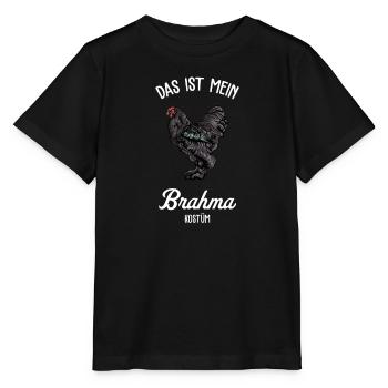 Brahma Hühner I Chicken Geflügel Motiv für - Stanley/Stella Kinder T-Shirt MINI CREATOR  - Schwarz - Vorne - Mikhail (115cm)
