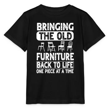 Renversant - T-shirt bio MINI CREATOR Stanley/Stella Enfant - noir - Devant - Mikhail (115cm)