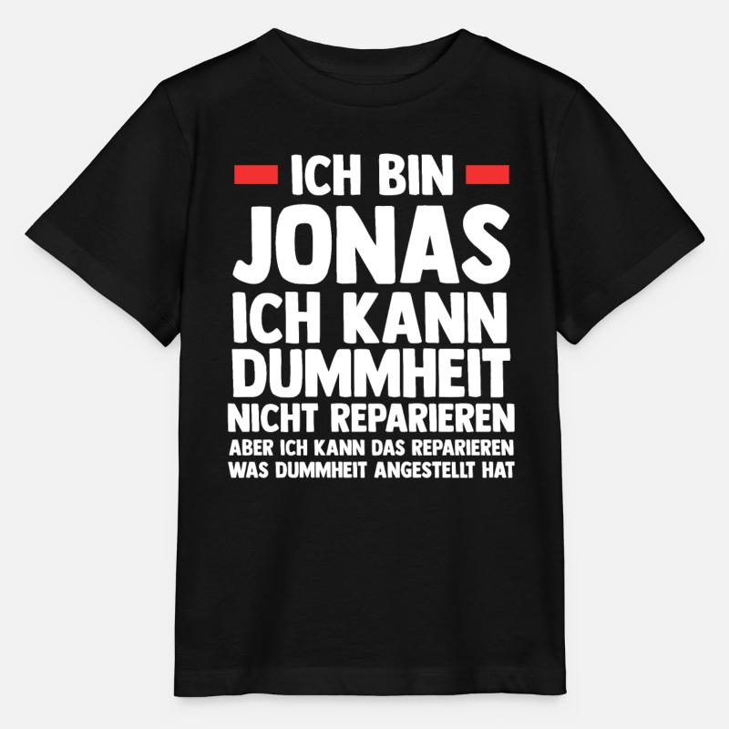 Jonas - Stanley/Stella Kinder T-Shirt MINI CREATOR  - Schwarz