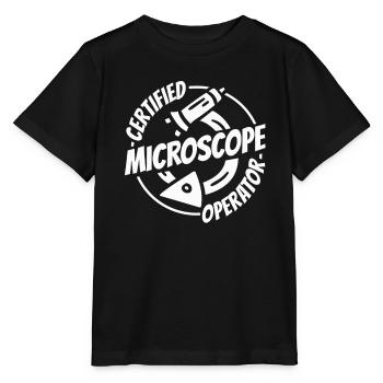 Biologie Biologe - Stanley/Stella Kinder T-Shirt MINI CREATOR  - Schwarz - Vorne - Mikhail (115cm)