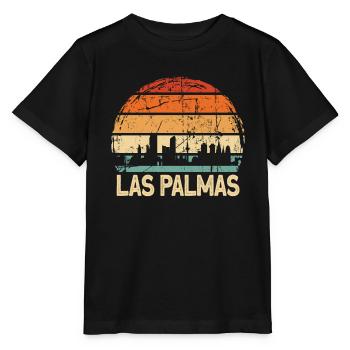 Las Palmas - Stanley/Stella Kinder T-Shirt MINI CREATOR  - Schwarz - Vorne - Mikhail (115cm)