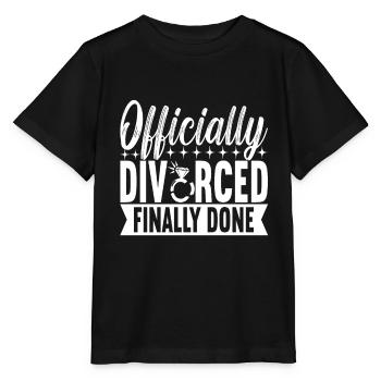 Divorce Divorcé - T-shirt bio MINI CREATOR Stanley/Stella Enfant - noir - Devant - Mikhail (115cm)