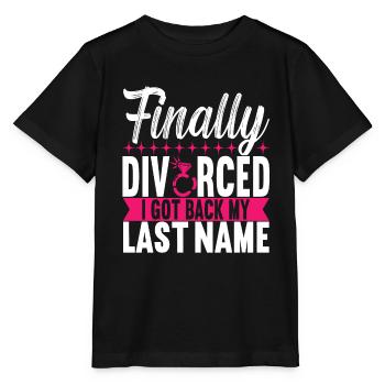 Divorce Divorcé - T-shirt bio MINI CREATOR Stanley/Stella Enfant - noir - Devant - Mikhail (115cm)