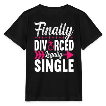 Divorce Divorcé - T-shirt bio MINI CREATOR Stanley/Stella Enfant - noir - Devant - Mikhail (115cm)