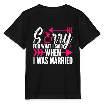 Divorce Divorcé - T-shirt bio MINI CREATOR Stanley/Stella Enfant - noir - Devant - Mikhail (115cm)