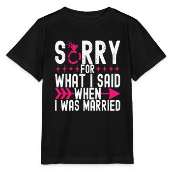 Divorce Divorcé - T-shirt bio MINI CREATOR Stanley/Stella Enfant - noir - Devant - Mikhail (115cm)