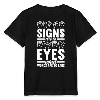 Sourds sourds muets sourds - T-shirt bio MINI CREATOR Stanley/Stella Enfant - noir - Devant - Mikhail (115cm)