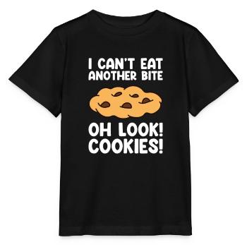 Kekse Lustiges Backen Keksliebhaber - Stanley/Stella Kinder T-Shirt MINI CREATOR  - Schwarz - Vorne - Mikhail (115cm)