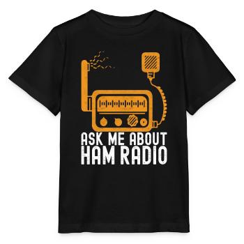 Ham Radio Ham Radio Operator - Stanley/Stella MINI CREATOR Kids’ T-Shirt - black - Front - Mikhail (115cm)