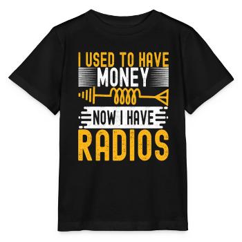 Ham Radio Ham Radio Operator - Stanley/Stella MINI CREATOR Kids’ T-Shirt - black - Front - Mikhail (115cm)
