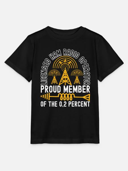 Ham Radio Ham Funker - Stanley/Stella Kinder T-Shirt MINI CREATOR  - Schwarz