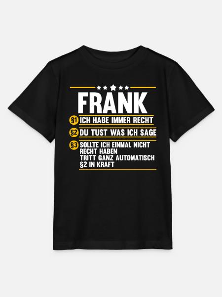 Frank - Stanley/Stella Kinder T-Shirt MINI CREATOR - Schwarz