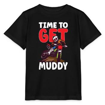 Dirt Bike Dirt Bike Riding Motocross Dirt Biking - T-shirt bio MINI CREATOR Stanley/Stella Enfant - noir - Devant - Mikhail (115cm)
