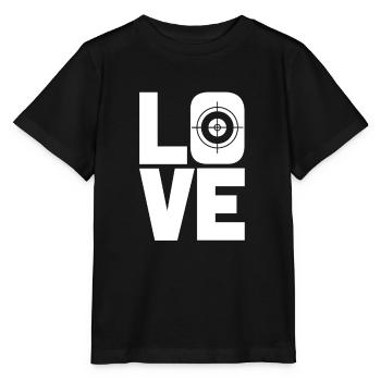 J’adore le tir sportif - T-shirt bio MINI CREATOR Stanley/Stella Enfant - noir - Devant - Mikhail (115cm)