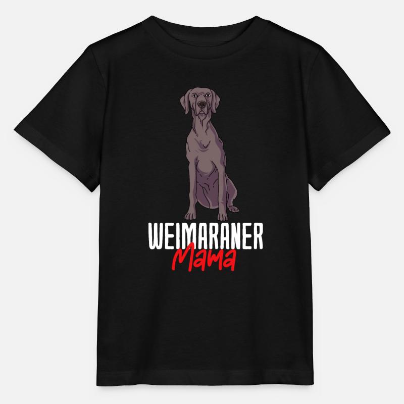 Weimaraner - Stanley/Stella Kinder T-Shirt MINI CREATOR - Schwarz