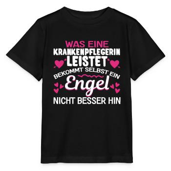 Krankenpflegerin Krankenpflege Krankenschwester - Stanley/Stella Kinder T-Shirt MINI CREATOR  - Schwarz - Vorne - Mikhail (115cm)