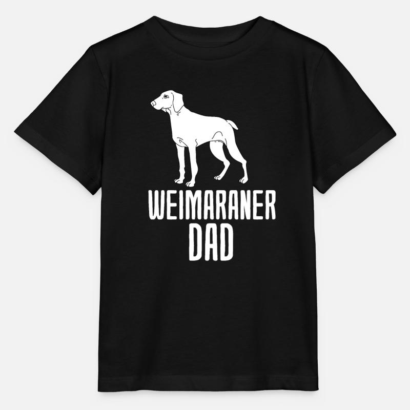 Weimaraner - Stanley/Stella Kinder T-Shirt MINI CREATOR - Schwarz