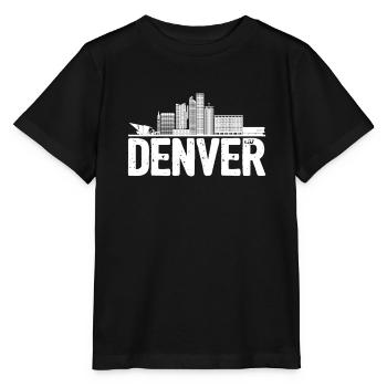 Horizon de Denver - T-shirt bio MINI CREATOR Stanley/Stella Enfant - noir - Devant - Mikhail (115cm)