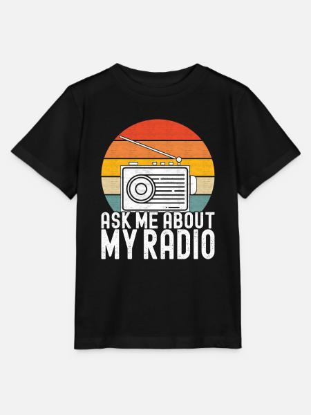 Ham Radio Ham Funker - Stanley/Stella Kinder T-Shirt MINI CREATOR - Schwarz