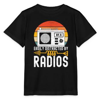 Ham Radio Ham Radio Operator - Stanley/Stella MINI CREATOR Kids’ T-Shirt - black - Front - Mikhail (115cm)