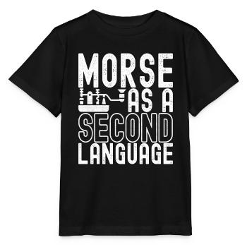 Ham Radio Ham Radio Operator - Stanley/Stella MINI CREATOR Kids’ T-Shirt - black - Front - Mikhail (115cm)