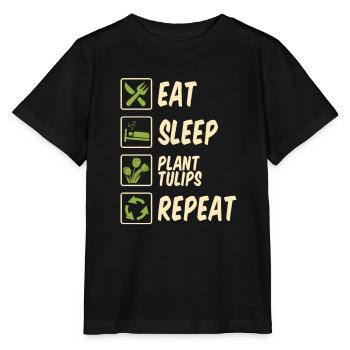 Tulipes Tulipes - T-shirt bio MINI CREATOR Stanley/Stella Enfant - noir - Devant - Mikhail (115cm)