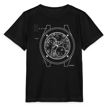 Montres-bracelets montres de luxe squelettées montre - T-shirt bio MINI CREATOR Stanley/Stella Enfant - noir - Devant - Mikhail (115cm)