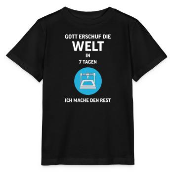 3D Druck Printing CAD PLA Filament 3d drucken - Stanley/Stella Kinder T-Shirt MINI CREATOR  - Schwarz - Vorne - Mikhail (115cm)