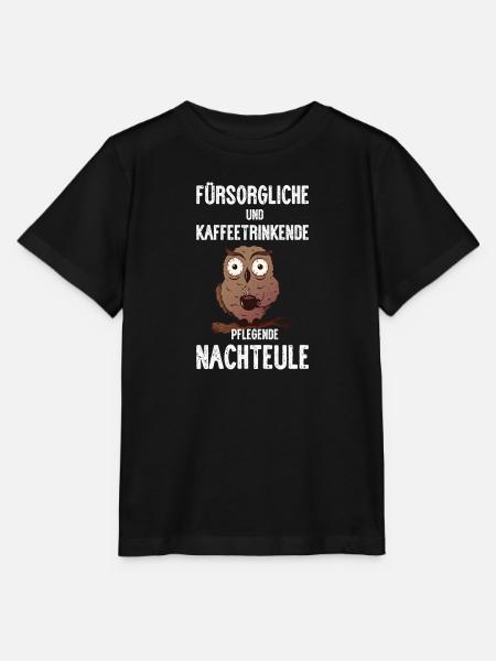 Krankenschwester I Nachteule im Nachtdienst für - Stanley/Stella Kinder T-Shirt MINI CREATOR - Schwarz