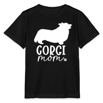 Corgi gallois - T-shirt bio MINI CREATOR Stanley/Stella Enfant - noir - Devant - Mikhail (115cm)