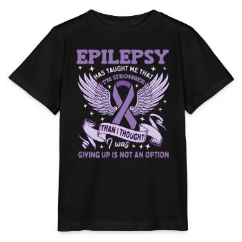 Epilepsie-Krieger - Stanley/Stella Kinder T-Shirt MINI CREATOR  - Schwarz - Vorne - Mikhail (115cm)