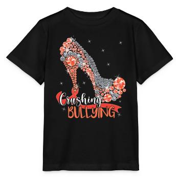 Anti-Mobbing | Mobbing-Bewusstsein | Tag der Einheit - Stanley/Stella Kinder T-Shirt MINI CREATOR  - Schwarz - Vorne - Mikhail (115cm)